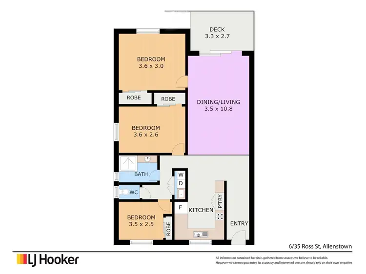 Floorplan of Homely house listing, 6/35 Ross Street, Allenstown QLD 4700