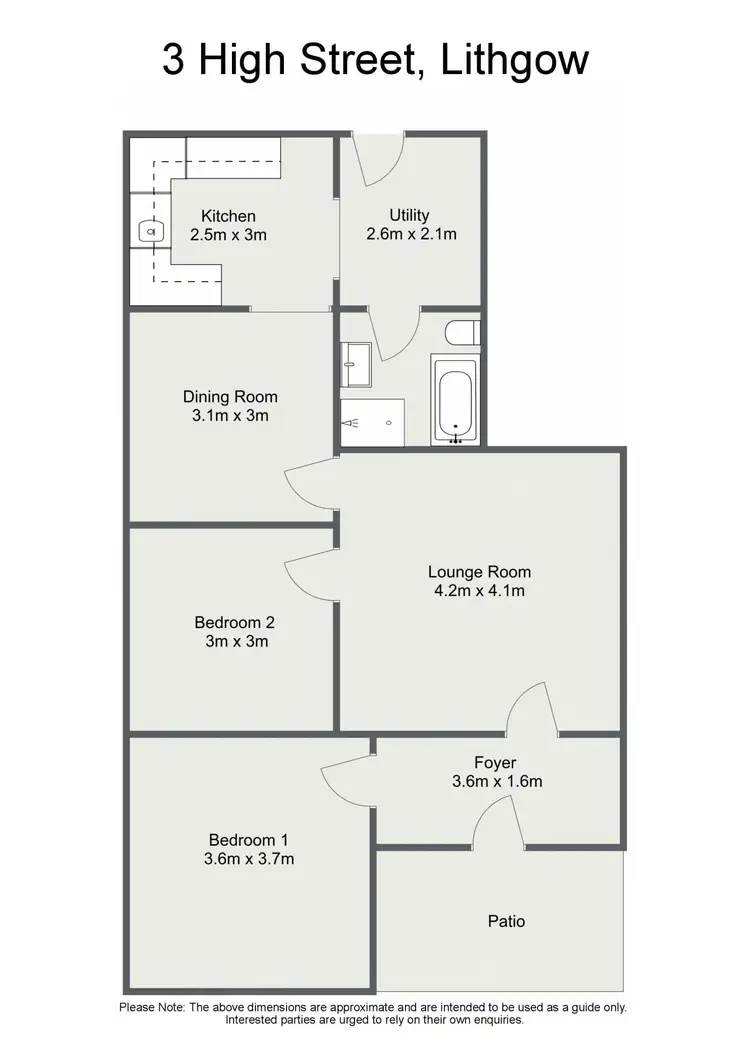 Floorplan of Homely house listing, 3 High Street, Lithgow NSW 2790
