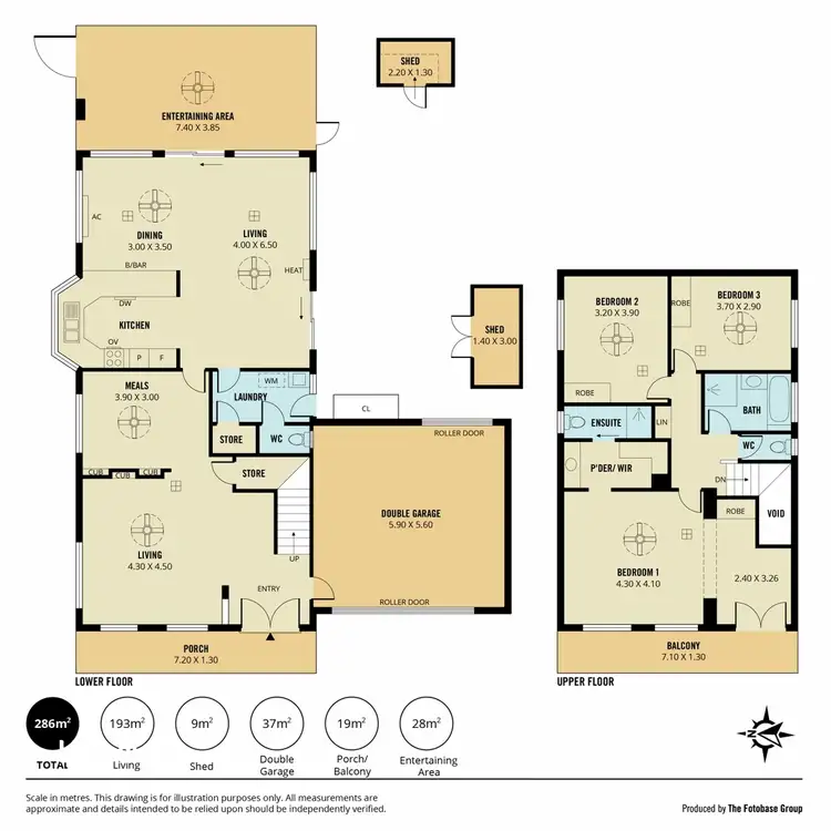 Floorplan of Homely house listing, 12 Carnegie Place, Mawson Lakes SA 5095