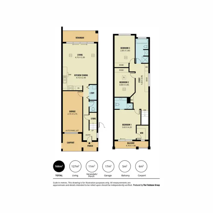 Floorplan of Homely house listing, 11B Morphett Place, Mawson Lakes SA 5095
