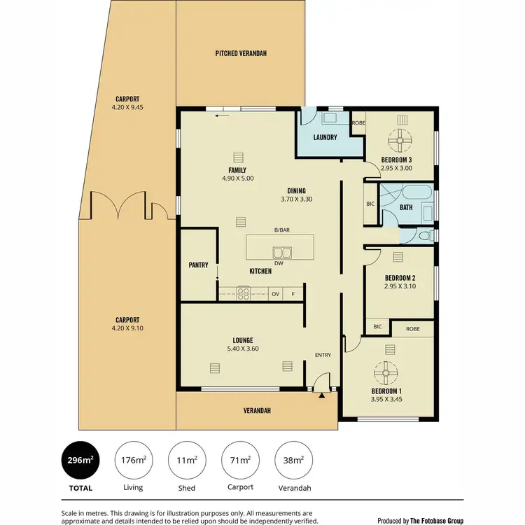 Floorplan of Homely house listing, 13 Bendigo Crescent, Modbury SA 5092