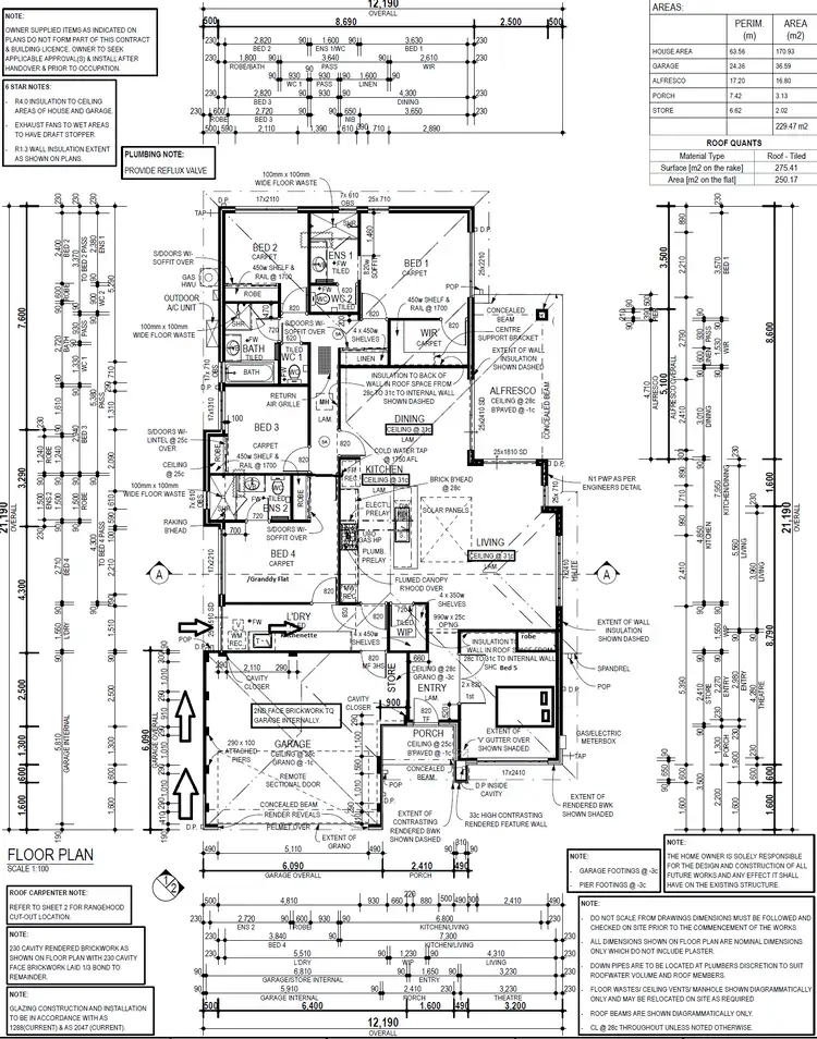 Floorplan of Homely house listing, 15 Grenache Chase, Pearsall WA 6065