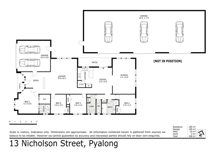 Floorplan of Homely rural property listing, 13 Nicholson Street, Pyalong VIC 3521