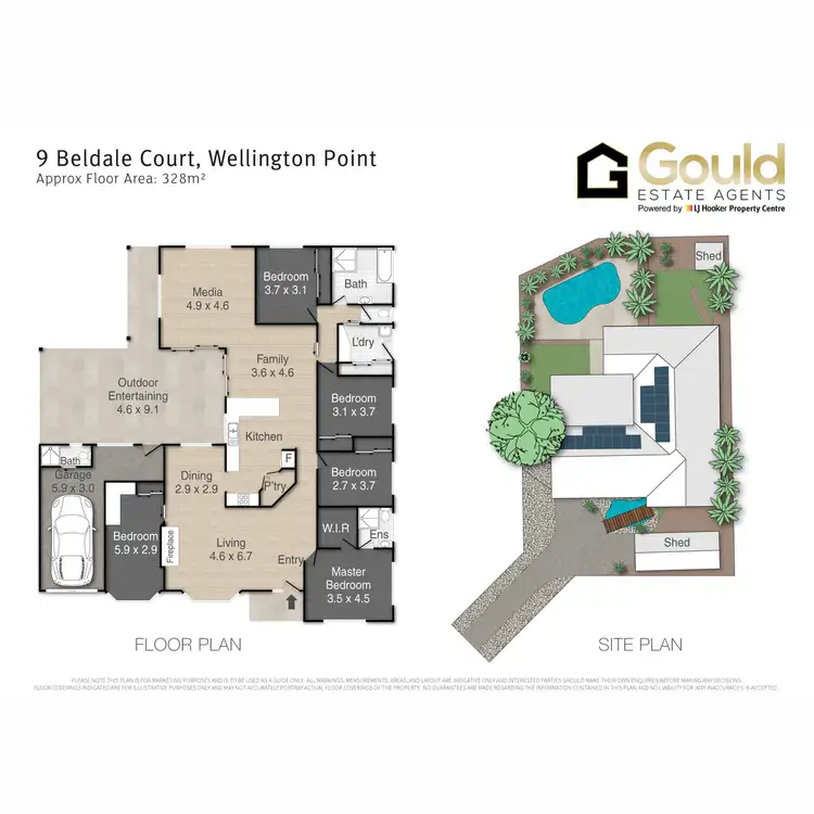 Floorplan of Homely house listing, 9 Beldale Court, Wellington Point QLD 4160