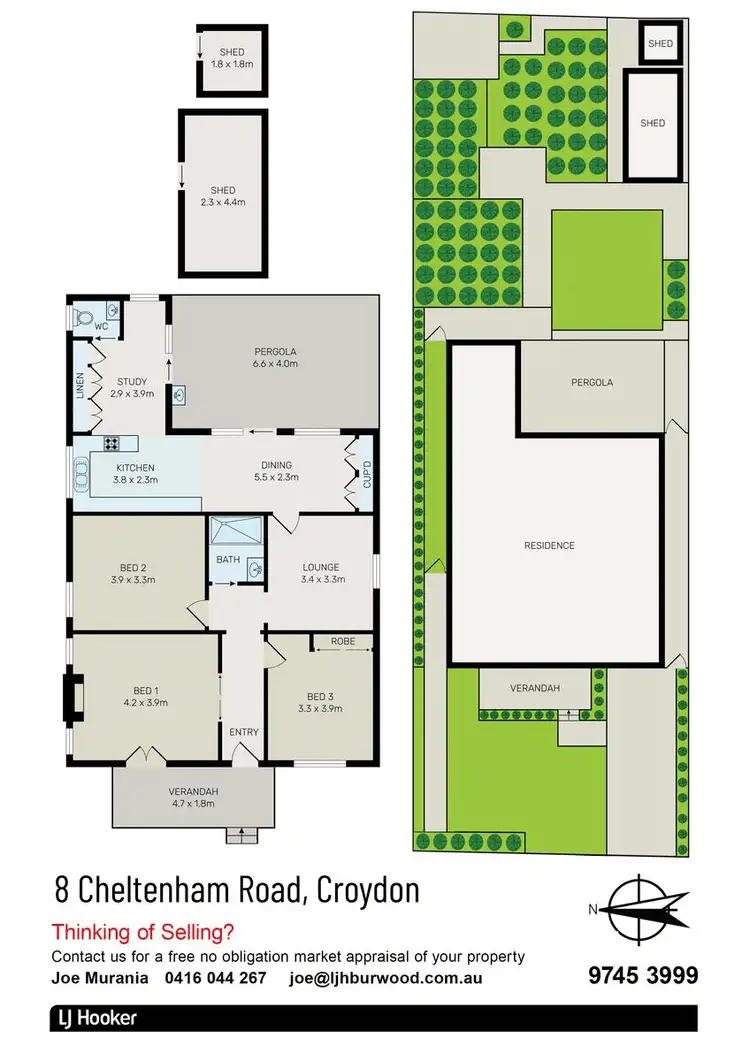 Floorplan of Homely house listing, 8 Cheltenham Road, Croydon NSW 2132