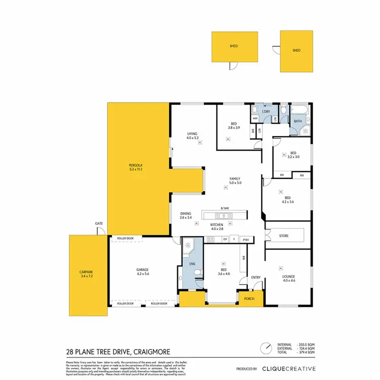 Floorplan of Homely house listing, 28 Plane Tree Drive, Craigmore SA 5114