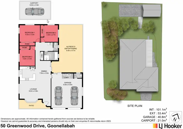 Floorplan of Homely house listing, 50 Greenwood Drive, Goonellabah NSW 2480