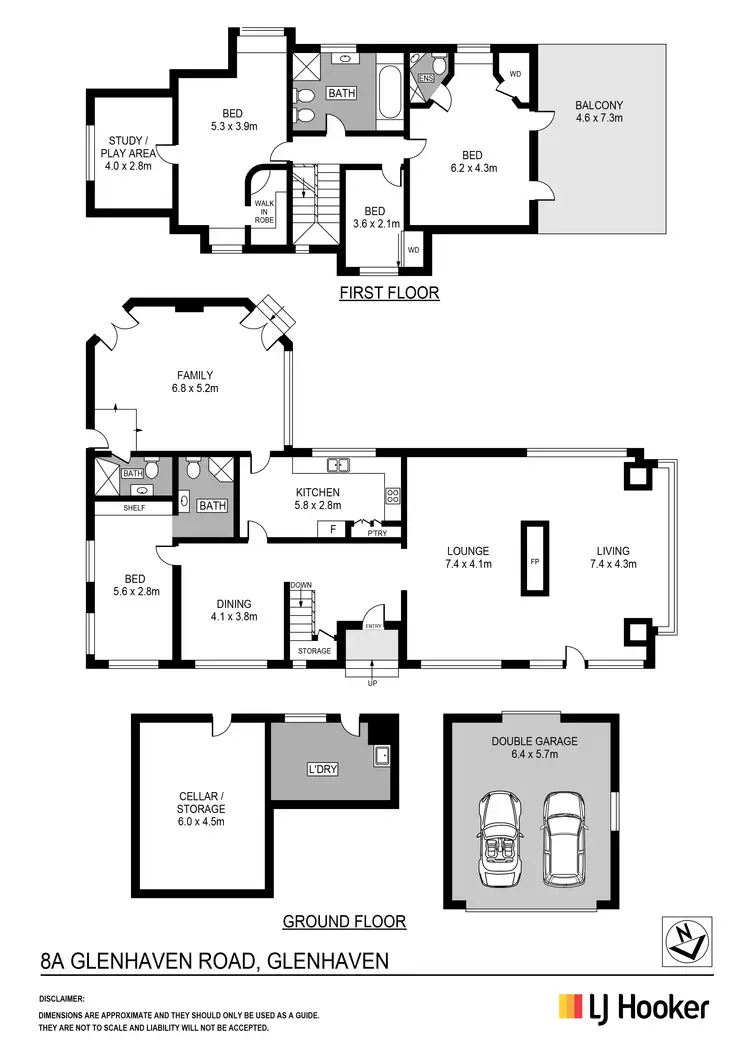 Floorplan of Homely house listing, 8a Glenhaven Road, Glenhaven NSW 2156