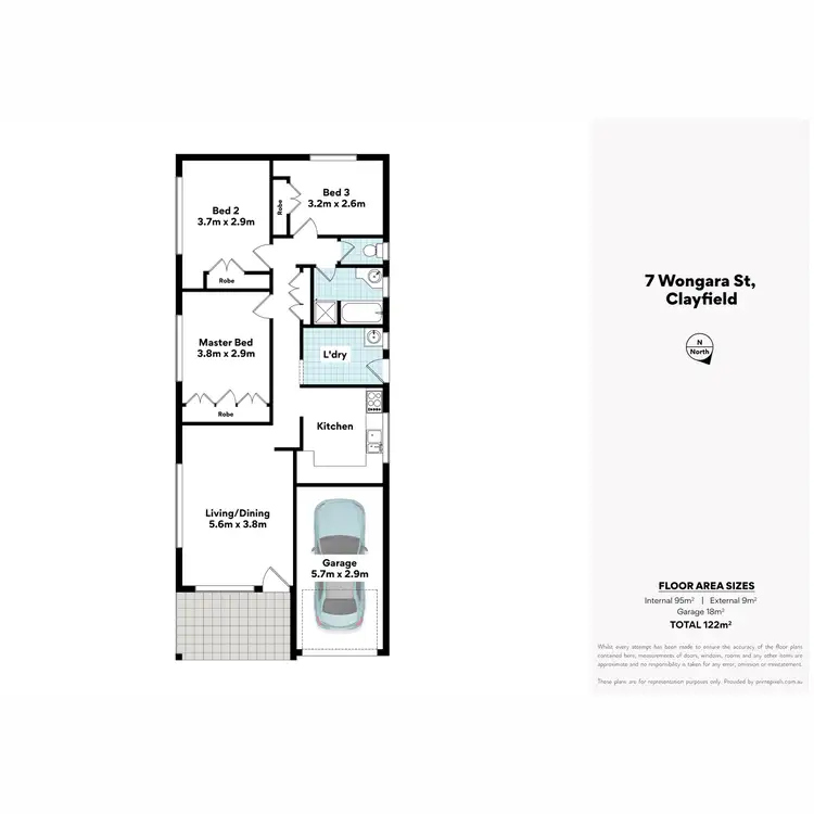 Floorplan of Homely house listing, 7 Wongara Street, Clayfield QLD 4011