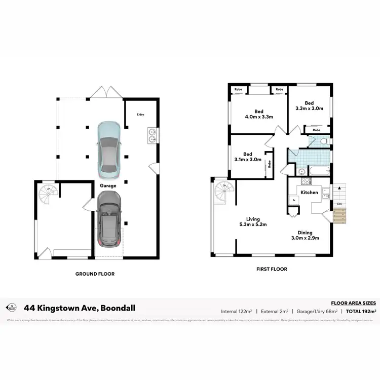 Floorplan of Homely house listing, 44 Kingstown Avenue, Boondall QLD 4034