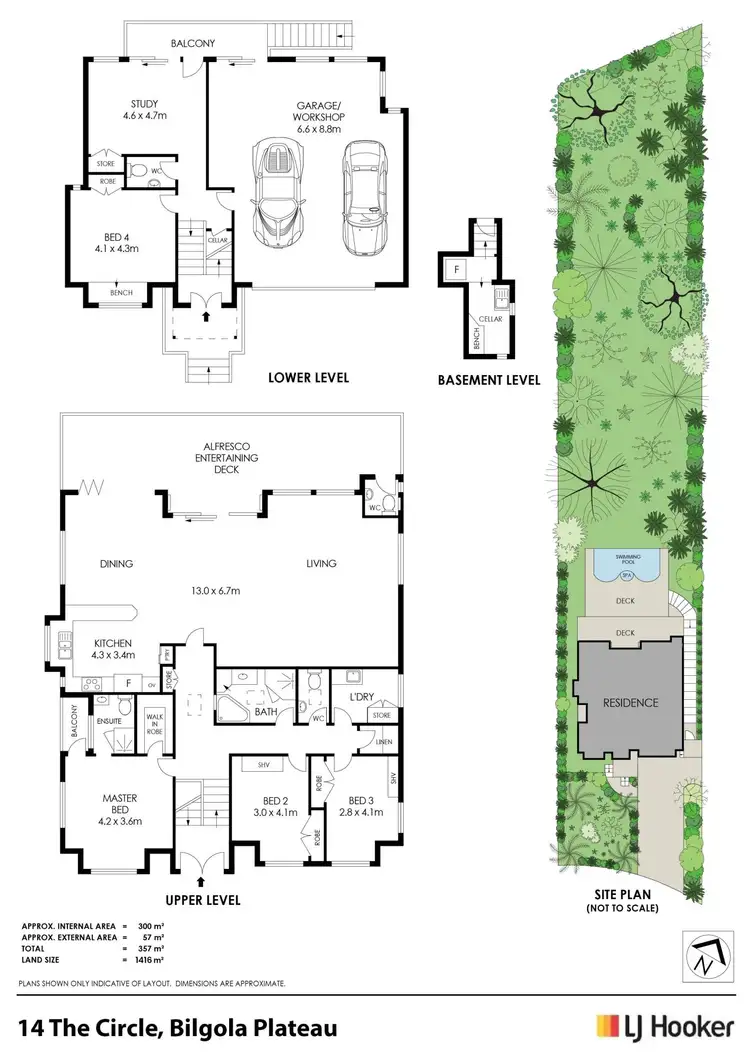 Floorplan of Homely house listing, 14 The Circle, Bilgola Plateau NSW 2107