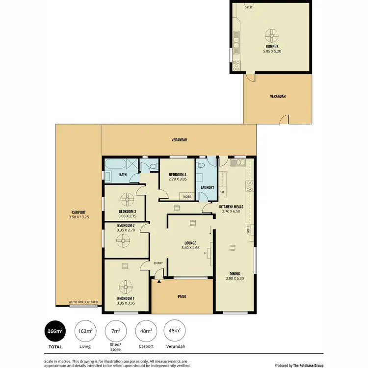 Floorplan of Homely house listing, 22 Johnson Street, Pooraka SA 5095