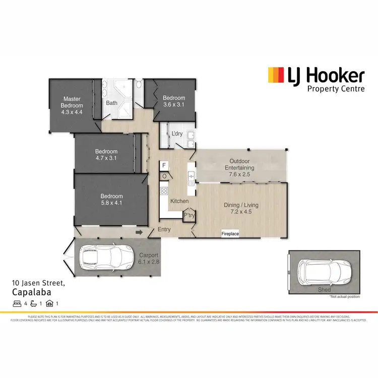 Floorplan of Homely house listing, 10 Jasen Street, Capalaba QLD 4157
