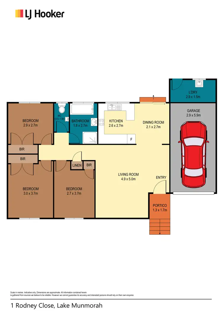Floorplan of Homely house listing, 1 Rodney Close, Lake Munmorah NSW 2259