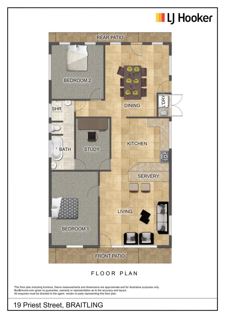 Floorplan of Homely house listing, 19 Priest Street, Braitling NT 870