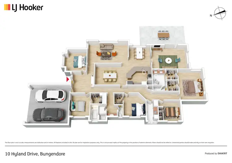 Floorplan of Homely house listing, 10 Hyland Drive, Bungendore NSW 2621
