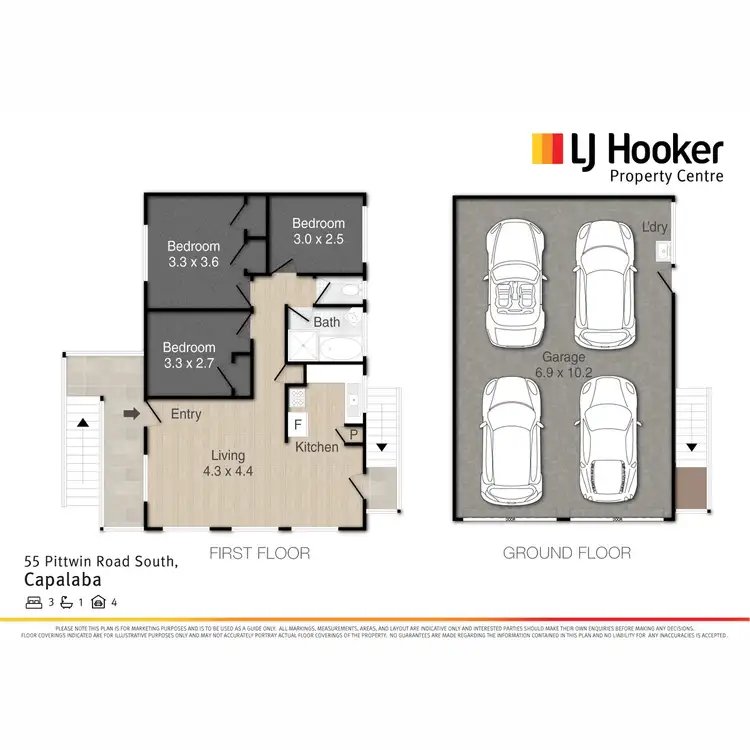 Floorplan of Homely house listing, 55 Pittwin Road South, Capalaba QLD 4157