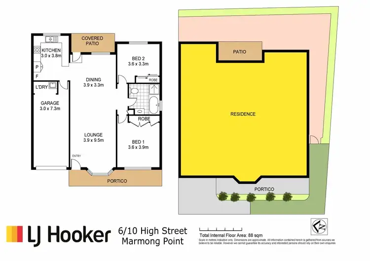 Floorplan of Homely villa listing, 6/10 High Street, Marmong Point NSW 2284