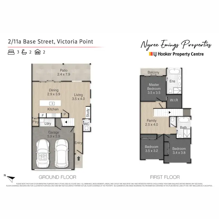 Floorplan of Homely house listing, 2/11A Base Street, Victoria Point QLD 4165