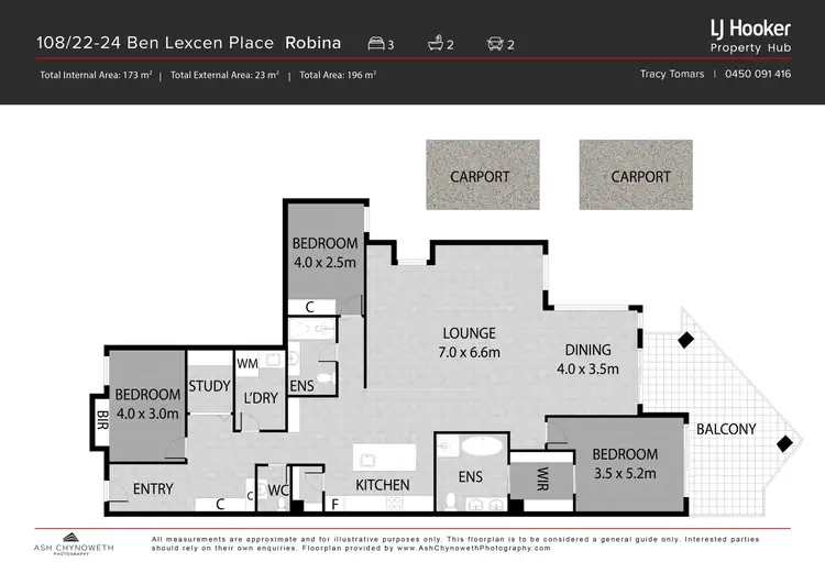 Floorplan of Homely apartment listing, 108/22-24 Ben Lexcen Place, Robina QLD 4226