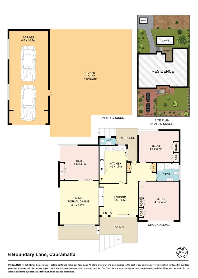 Floorplan of Homely house listing, 6 Boundary Lane, Cabramatta NSW 2166