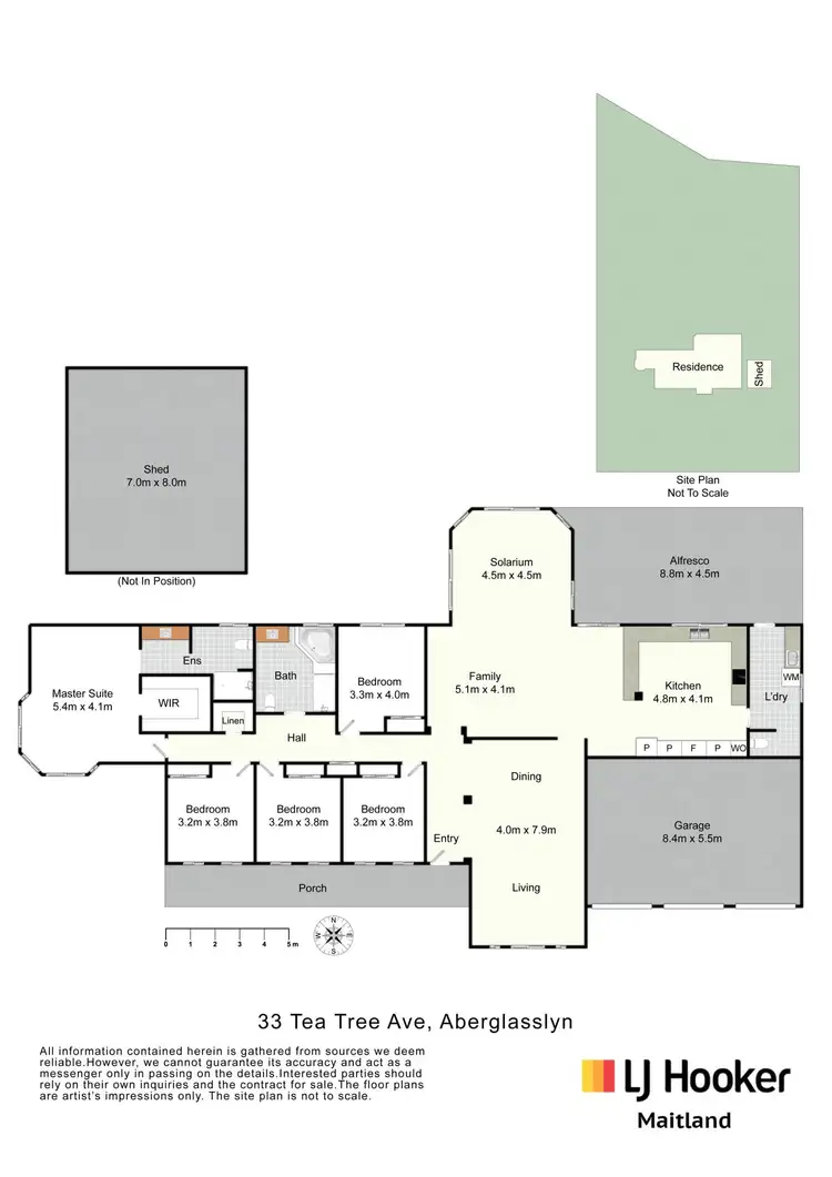Floorplan of Homely rural property listing, 33 Tea Tree Avenue, Aberglasslyn NSW 2320