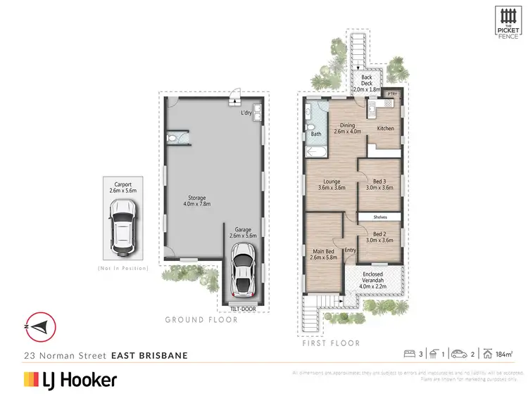 Floorplan of Homely house listing, 23 Norman Street, East Brisbane QLD 4169