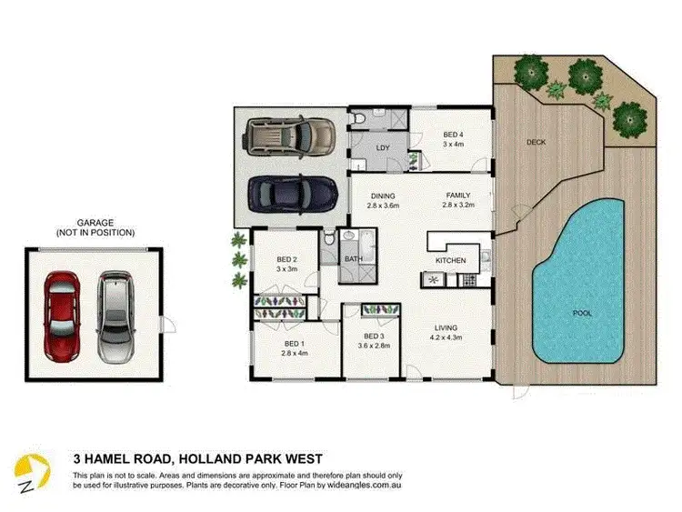Floorplan of Homely house listing, 3 Hamel Road, Holland Park West QLD 4121