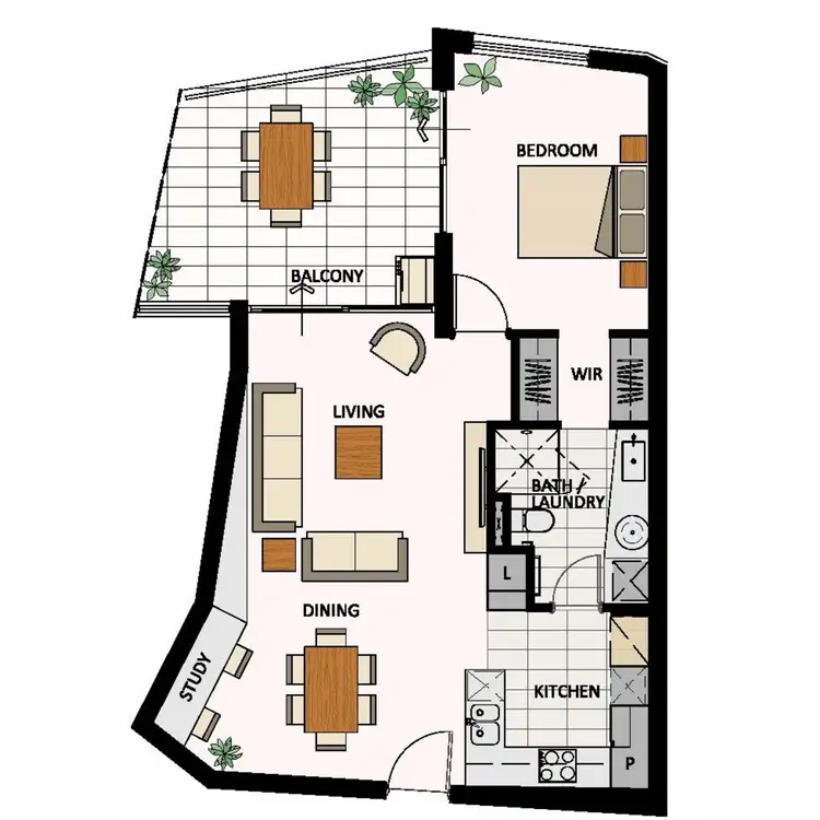 Floorplan of Homely apartment listing, 41/1 Hallam Way, Rivervale WA 6103