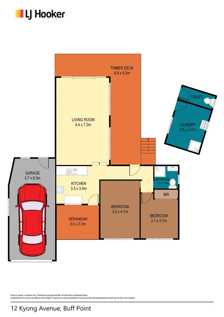 Floorplan of Homely house listing, 12 Kyong Avenue, Buff Point NSW 2262