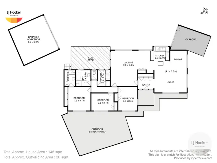 Floorplan of Homely house listing, 3 Chateau Place, Blackmans Bay TAS 7052