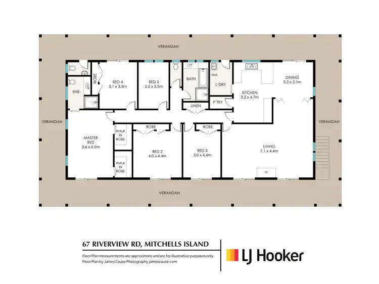 Floorplan of Homely rural property listing, 67 Riverview Road, Mitchells Island NSW 2430