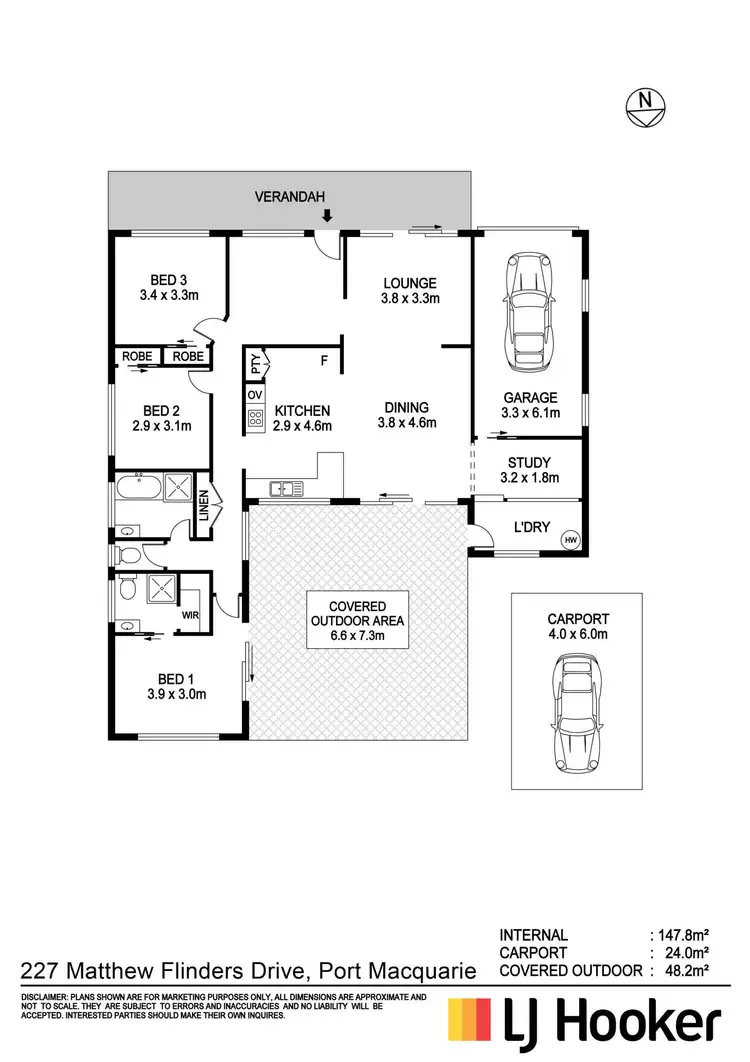 Floorplan of Homely house listing, 227 Matthew Flinders Drive, Port Macquarie NSW 2444
