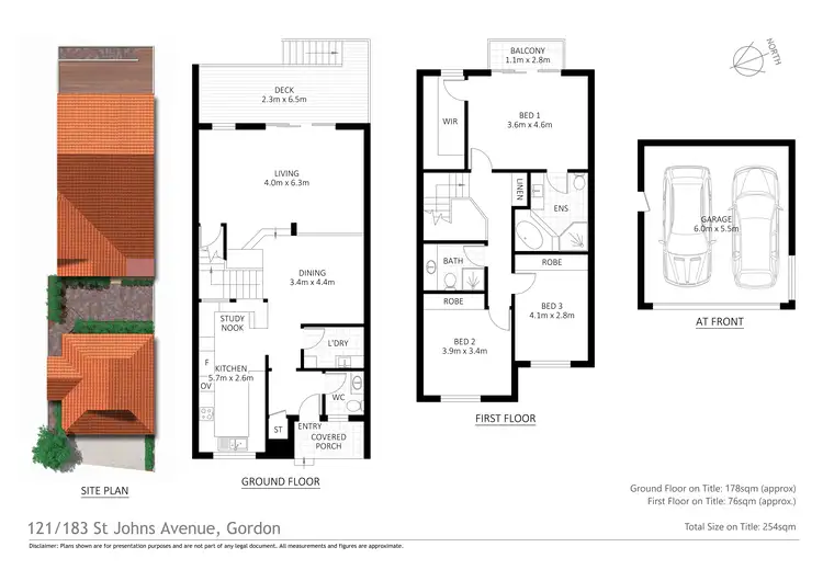 Floorplan of Homely house listing, 121/183 St Johns Avenue, Gordon NSW 2072