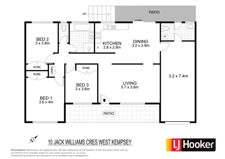 Floorplan of Homely house listing, 10 Jack Williams Crescent, West Kempsey NSW 2440