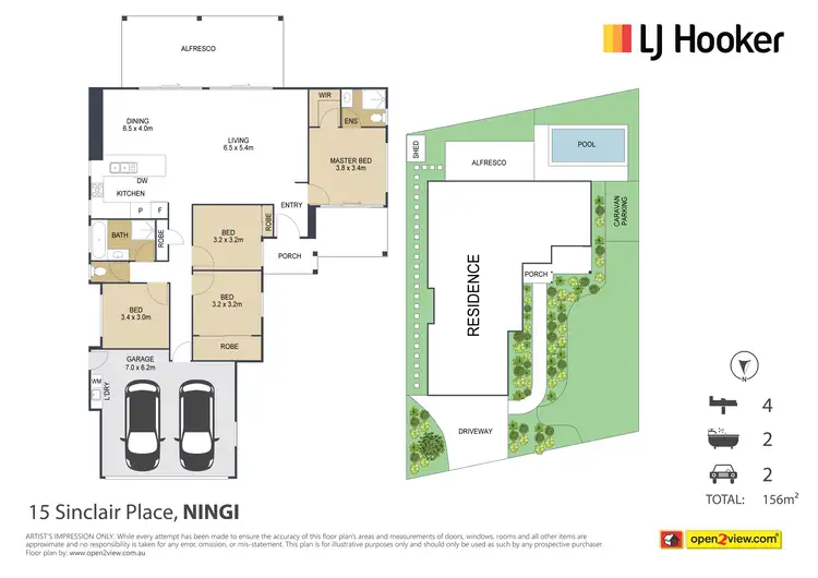 Floorplan of Homely house listing, 15 Sinclair Place, Ningi QLD 4511