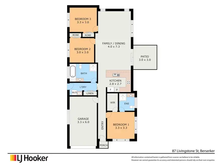 Floorplan of Homely house listing, 87 Livingstone Street, Berserker QLD 4701