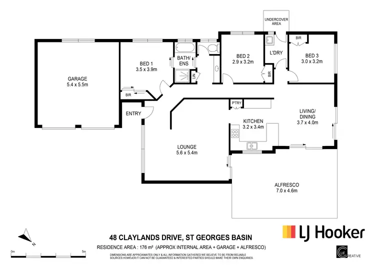 Floorplan of Homely house listing, 48 Claylands Drive, St Georges Basin NSW 2540