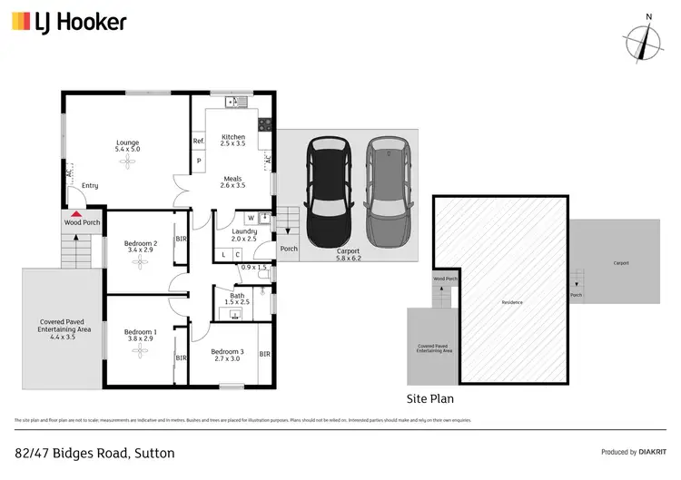 Floorplan of Homely other listing, 82/47 Bidges Road, Sutton NSW 2620
