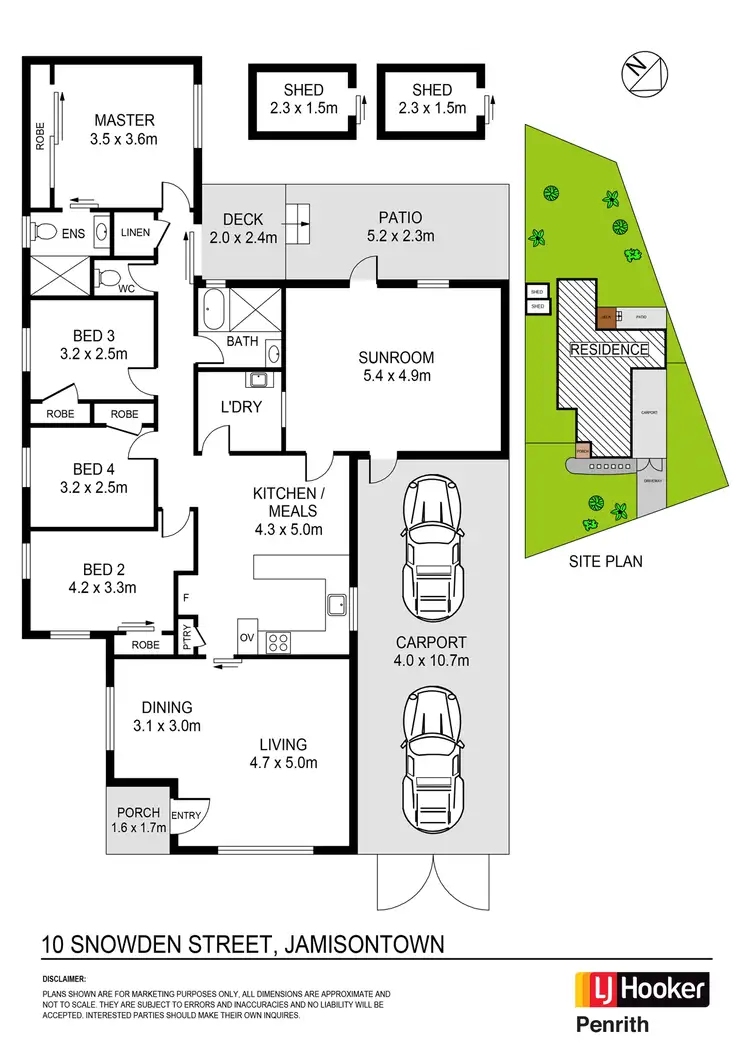 Floorplan of Homely house listing, 10 Snowden Street, Jamisontown NSW 2750
