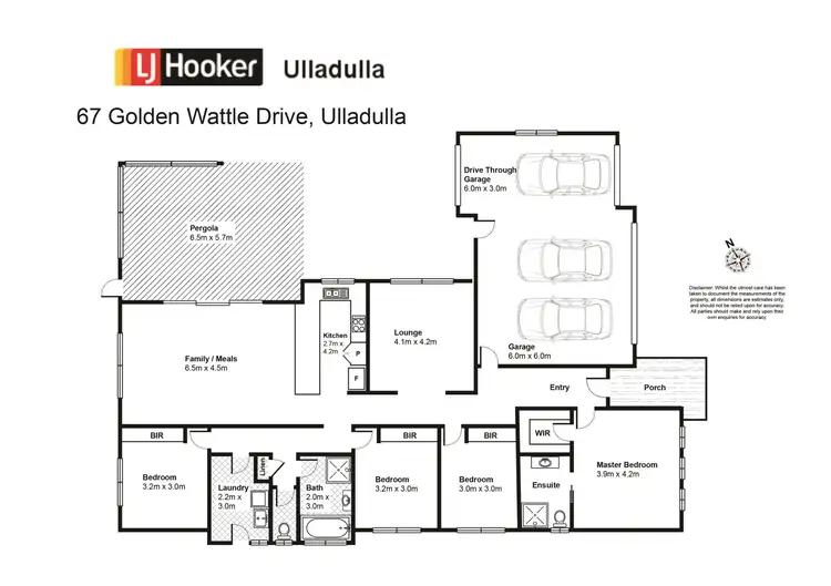 Floorplan of Homely house listing, 67 Golden Wattle Drive, Ulladulla NSW 2539