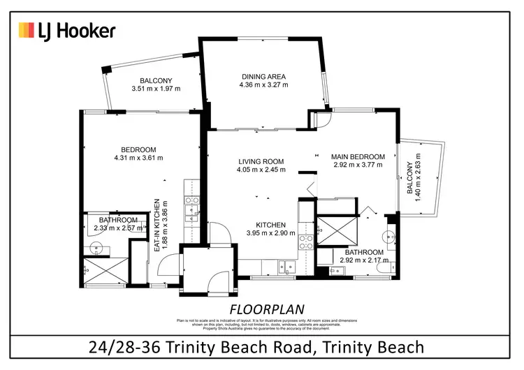 Floorplan of Homely apartment listing, 24/28-36 Trinity Beach Road, Trinity Beach QLD 4879