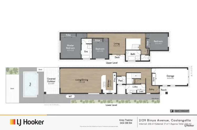 Floorplan of Homely semi-detached listing, 2/29 Binya Avenue, Coolangatta QLD 4225
