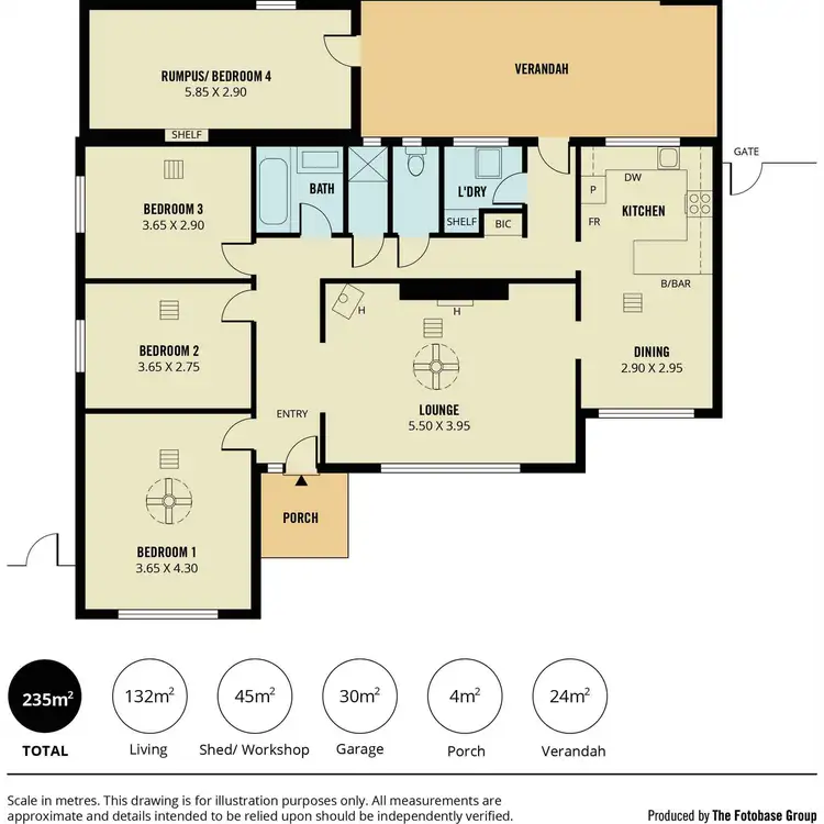 Floorplan of Homely house listing, 14 Wyndham Crescent, Surrey Downs SA 5126