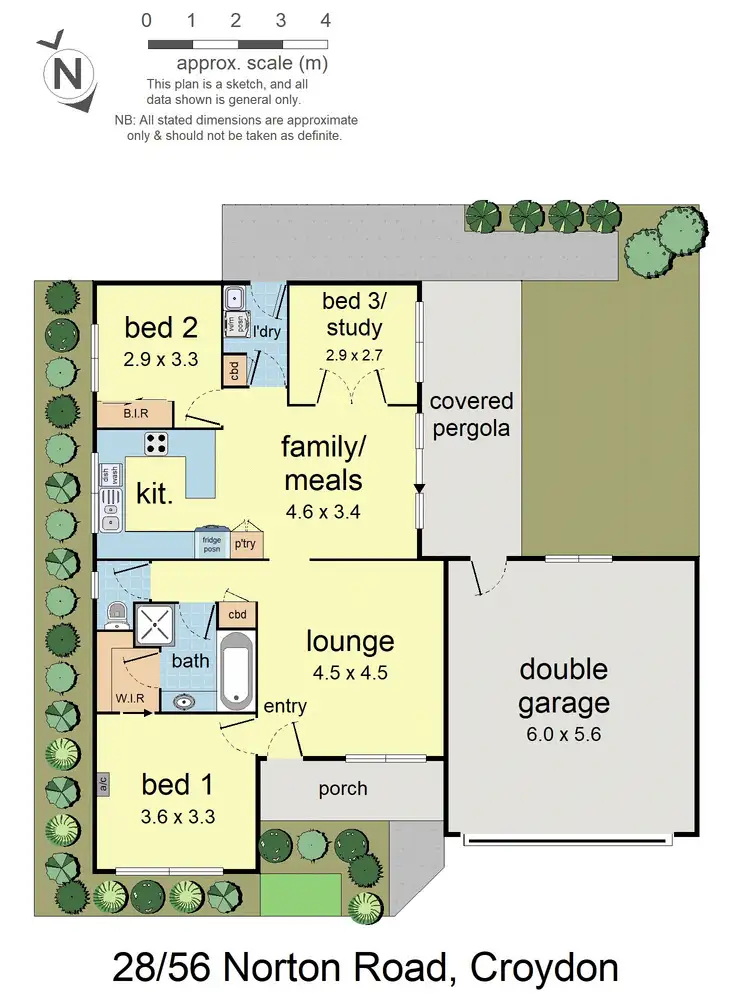 Floorplan of Homely townhouse listing, 28/56 Norton Road, Croydon VIC 3136
