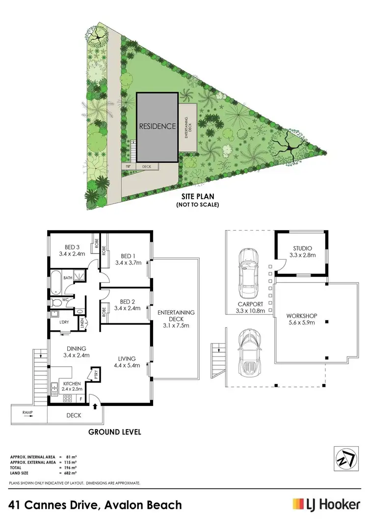 Floorplan of Homely house listing, 41 Cannes Drive, Avalon NSW 2107