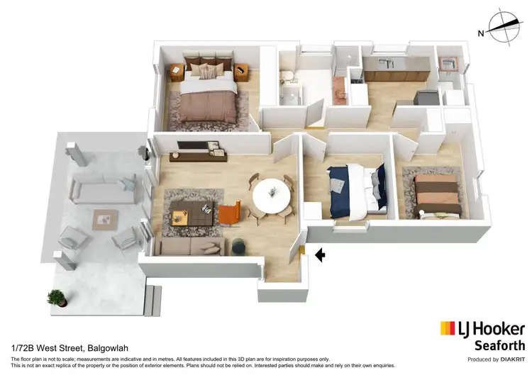 Floorplan of Homely apartment listing, 1/72B West Street, Balgowlah NSW 2093