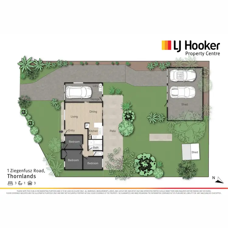 Floorplan of Homely house listing, 1 Ziegenfusz Road, Thornlands QLD 4164