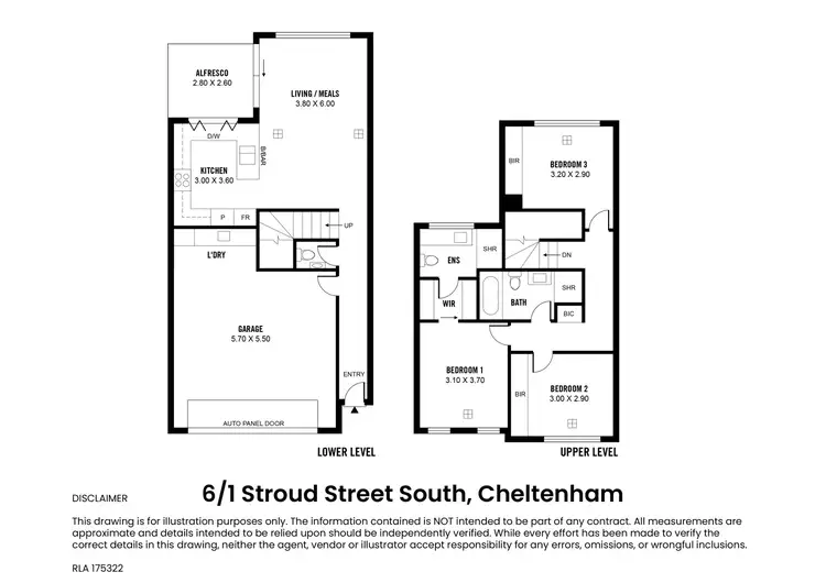 Floorplan of Homely house listing, 6/1 Stroud Street South, Cheltenham SA 5014