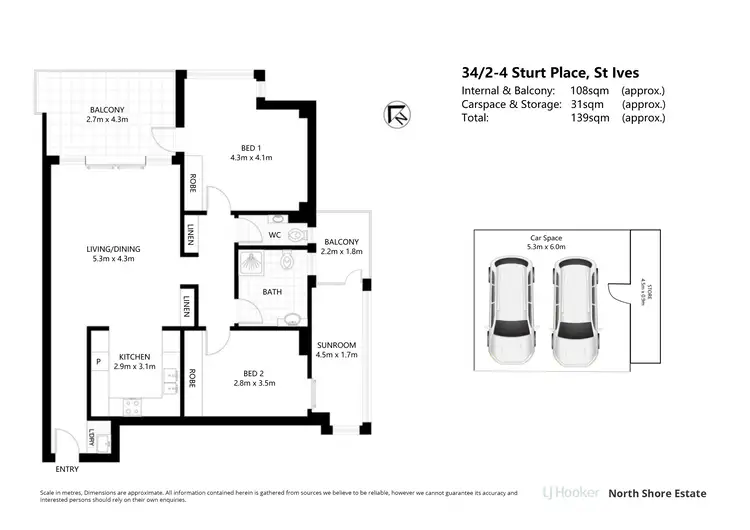 Floorplan of Homely unit listing, 34/2-4 Sturt Place, St Ives NSW 2075